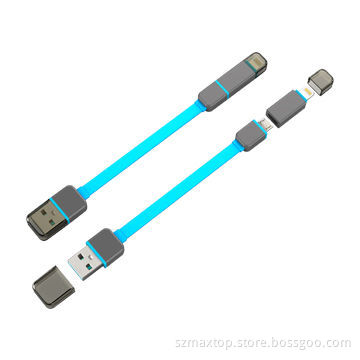 2 Meters USB Cable with Micro to 8-pin Lighting